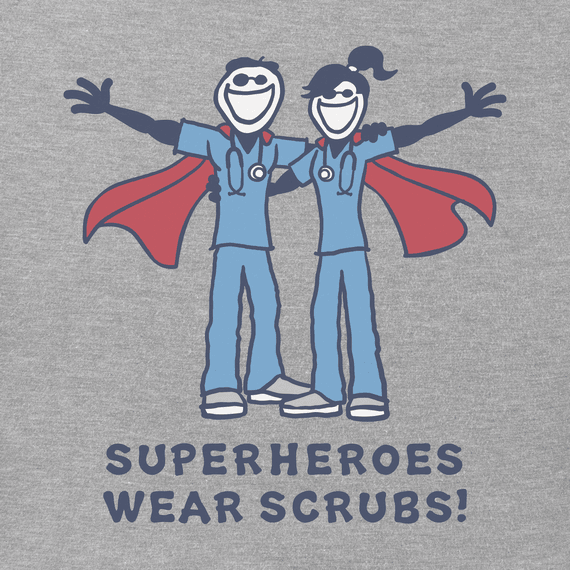 Mens-Super-Heroes-Scrubs-Crusher-Tee 70603 2 lg