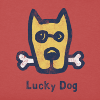 Mens-Classic-Lucky-Dog-Crusher-Tee 51775 2 md