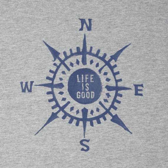 Mens-Life-Is-Good-Compass-Painted-Long-Sleeve-Crusher-Tee 49136 2 lg