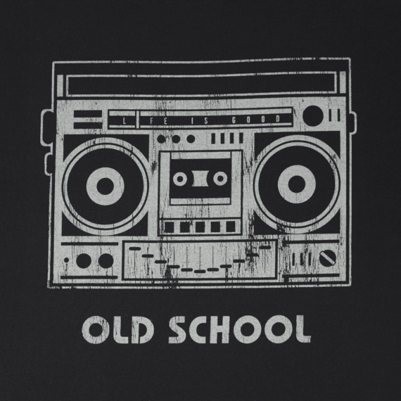 Mens-Old-School-Boombox-Smooth-Tee 49064 2 lg