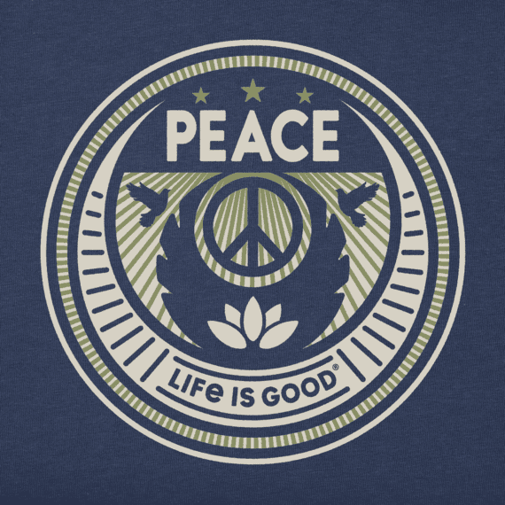 Mens-Peace-Emblem-Crusher-Tee 58579 2 lg