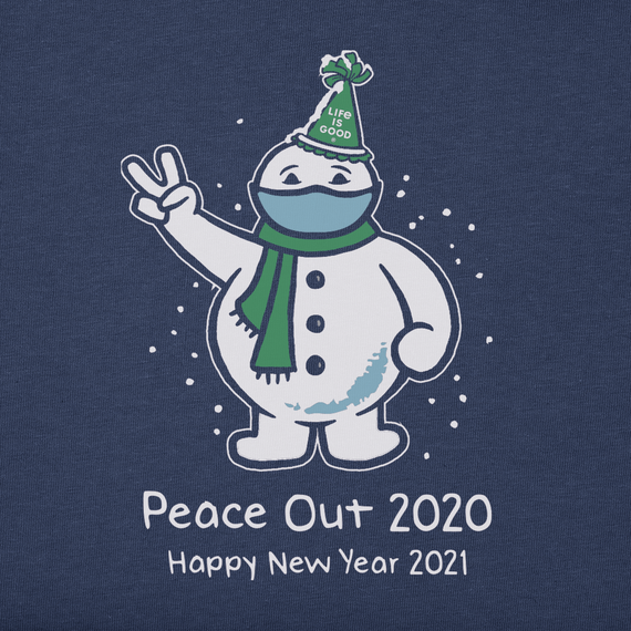 Mens-Peace-Out--Snowman-Long-Sleeve-Crusher-Tee 75488 2 lg