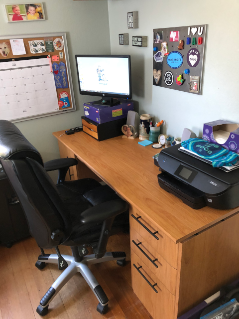 Desk after